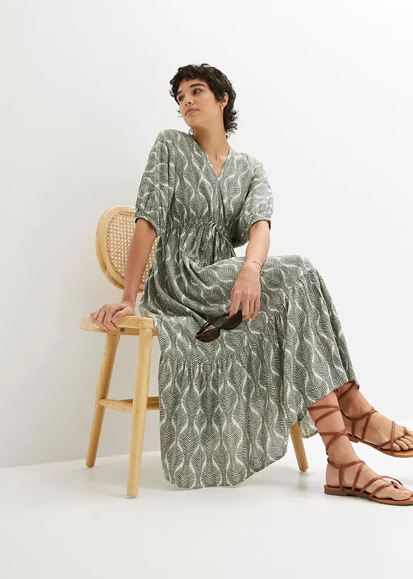 Robe longue en viscose fluide, bonprix