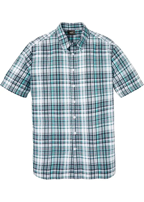 Chemise manches courtes en seersucker 100% coton, bonprix
