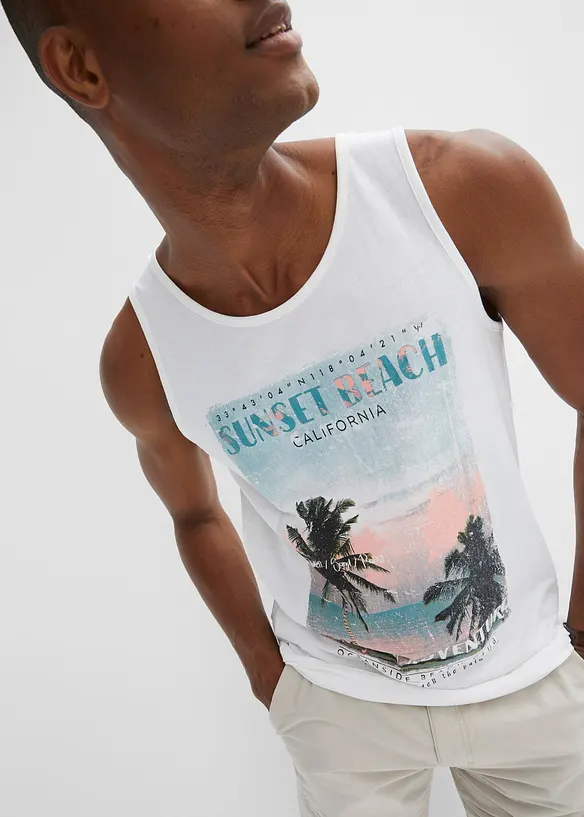 Débardeur marcel 100% coton, bonprix