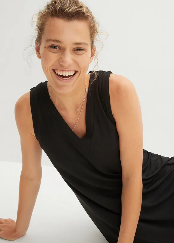 Jerseykleid aus fließender Viskose, bonprix