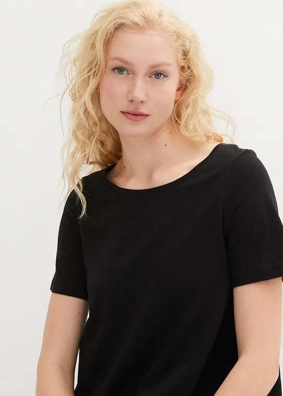 Shirtkleid aus Flammgarn, bonprix