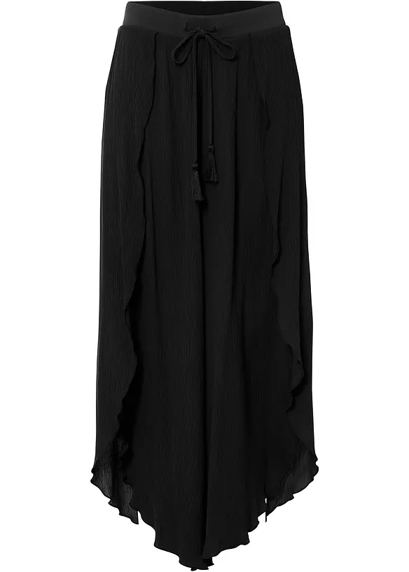 Pantalon effet froissé, bonprix