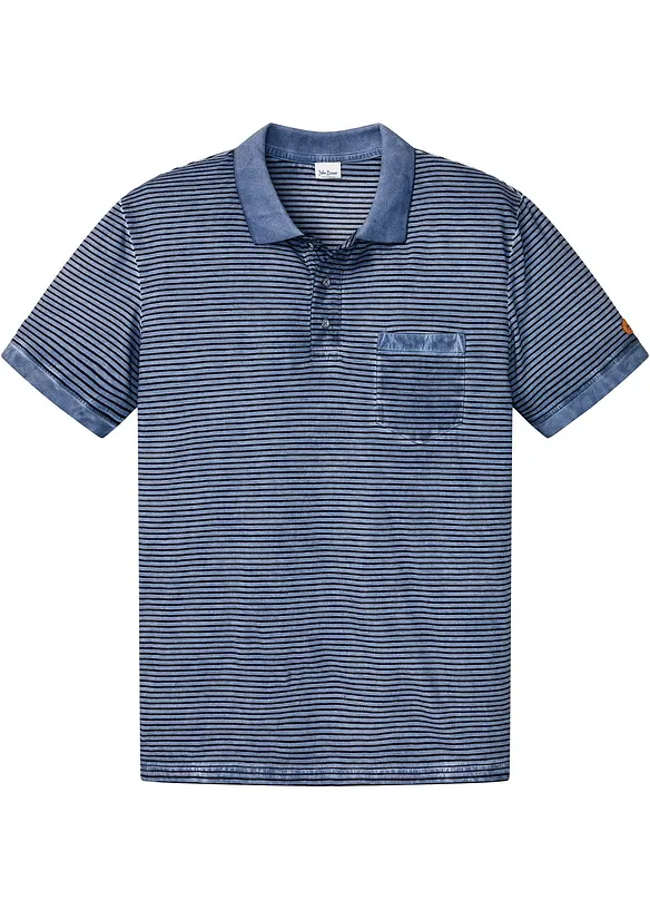 Polo aspect délavé, manches courtes, bonprix