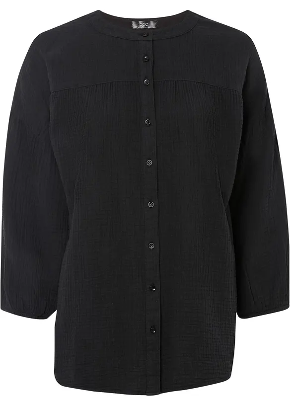 Chemisier oversize en gaze de coton, bonprix