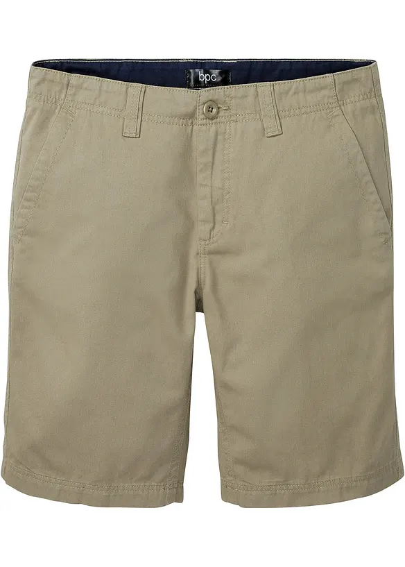 Chino-Bermuda aus reiner Baumwolle, Regular Fit, bonprix