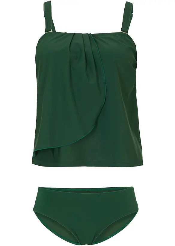 Tankini mit abnehmbaren Trägern (2-tlg.Set), bonprix