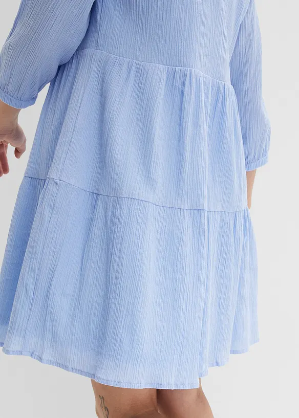 Blusenkleid aus reiner Baumwolle, bonprix