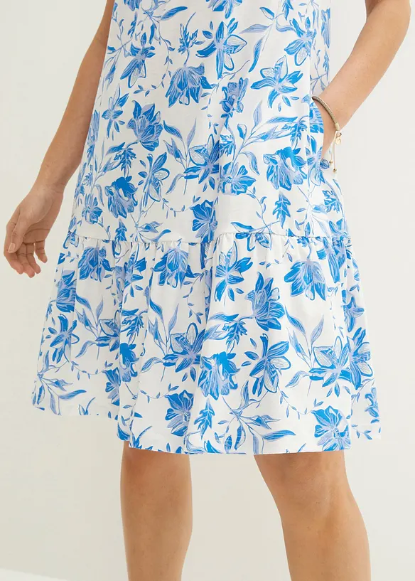 Midikleid aus reiner Baumwolle, bonprix