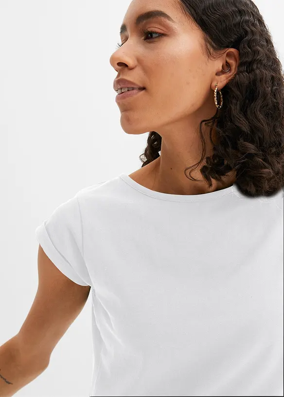 T-Shirt aus reiner Baumwolle, bonprix