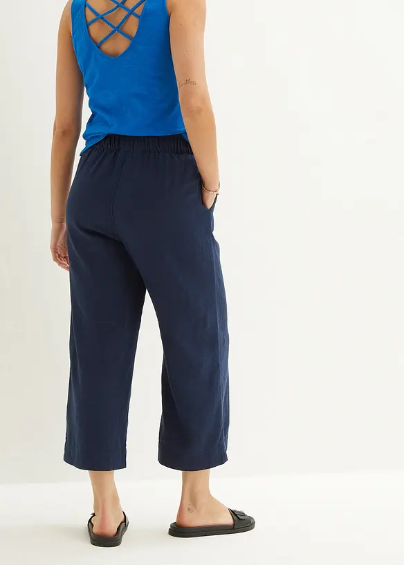 Leinen-Culotte, wadenlang, bonprix