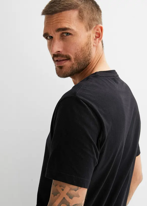 T-Shirt (2er Pack) aus reiner Bio-Baumwolle, bonprix