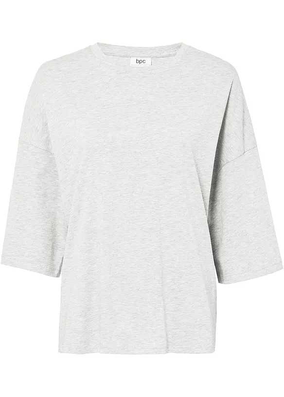 Oversize-Shirt aus elastischem Bio-Baumwoll-Mix, bonprix