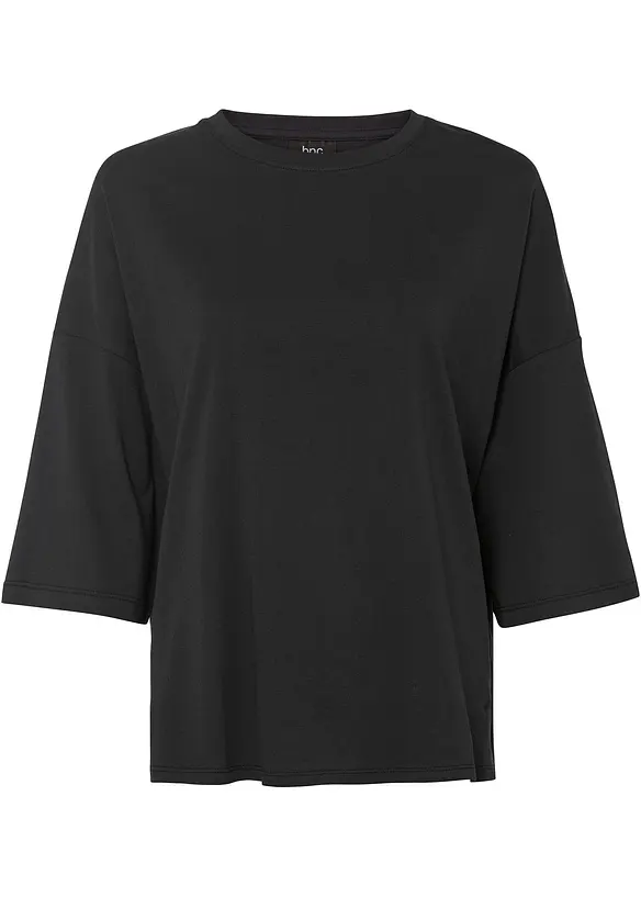 Oversize-Shirt aus elastischem Bio-Baumwoll-Mix, bonprix