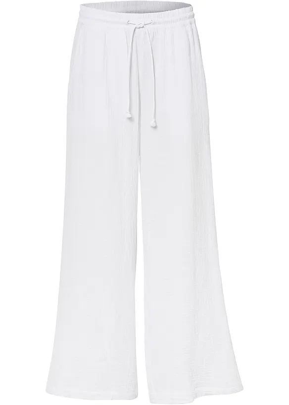 Palazzo-Hose aus Musselin, bonprix