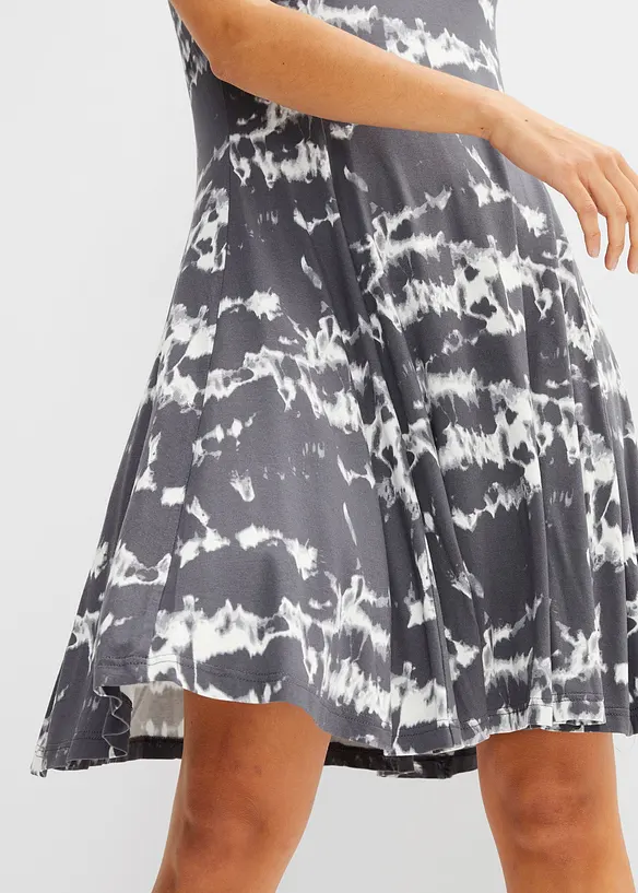 Shirtkleid aus fließender Viskose, bonprix