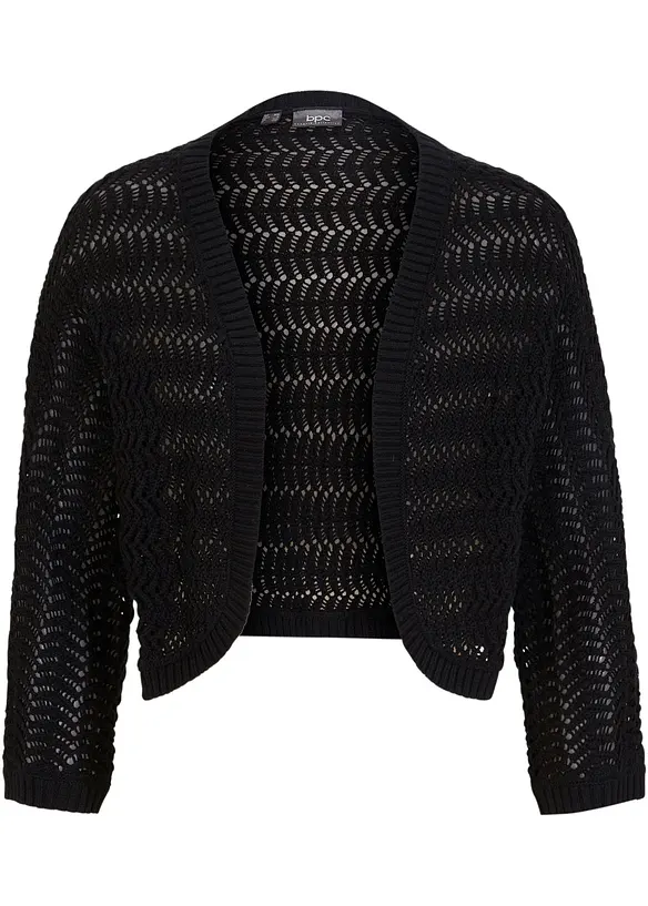 Boléro en crochet, manches coudes, bonprix