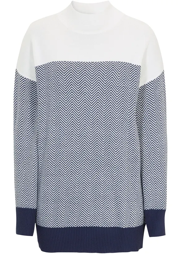 Lässiger Longpullover, bonprix