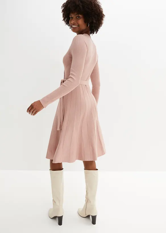 Robe en maille de viscose mélangée, bonprix