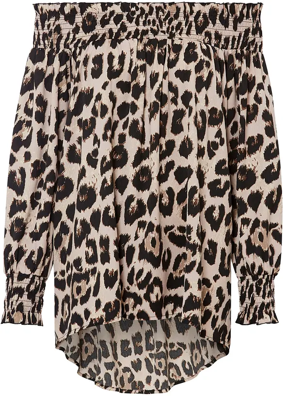 Blouse plus longue au dos, bonprix