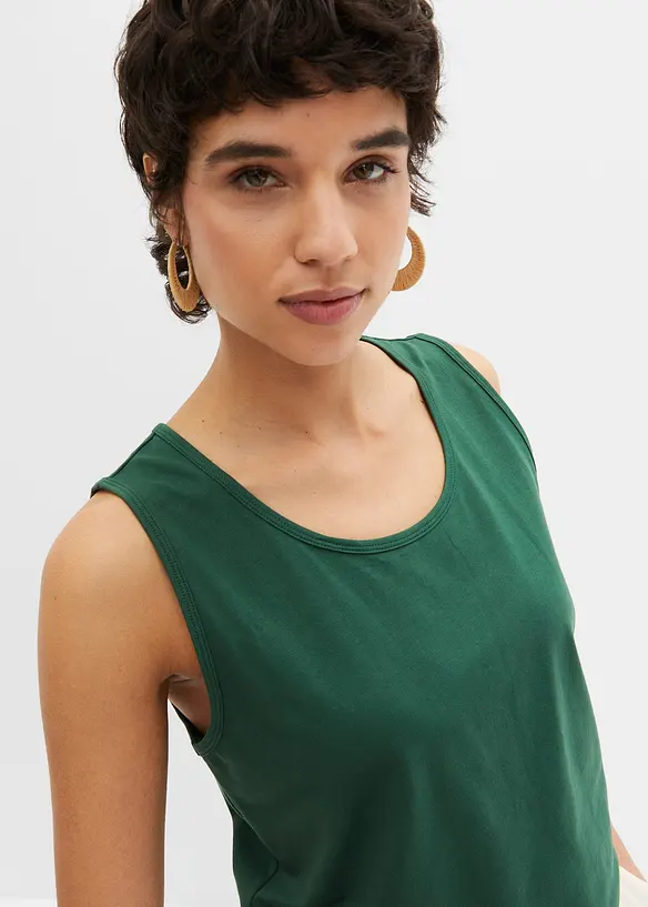 Lot de 2 longs débardeurs, bonprix