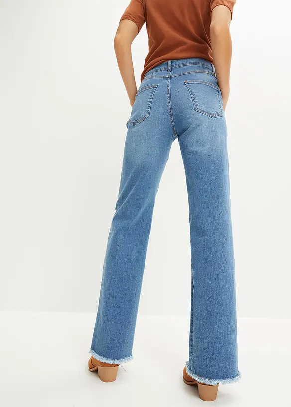 Jean Wide Led, taille haute, bonprix