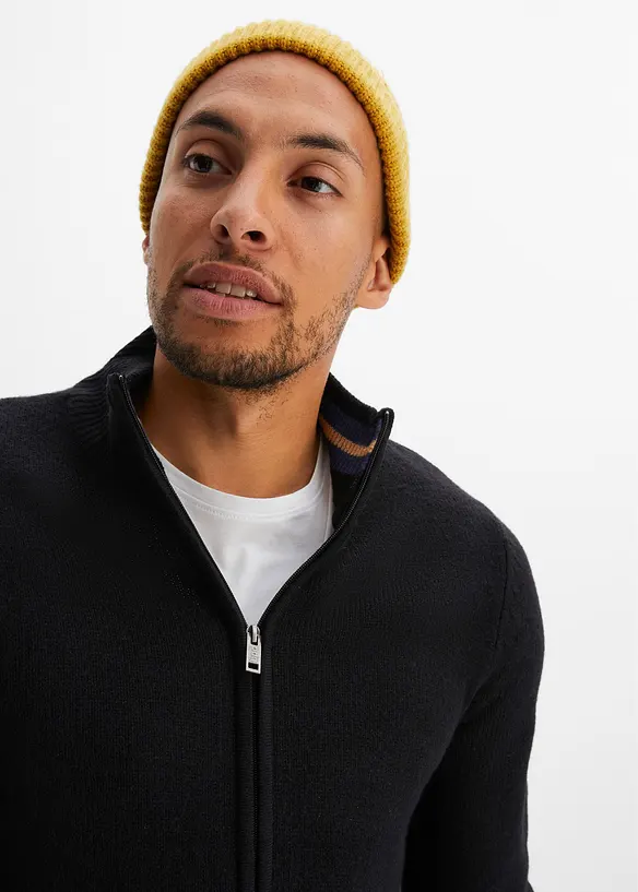 Gilet zippé en fine maille, bonprix
