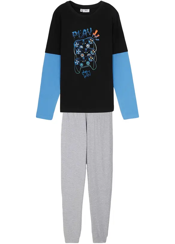 Pyjama avec coton doux (ens. 2 pces), bonprix