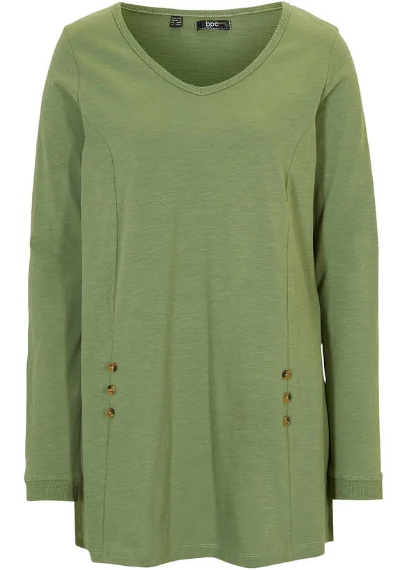 Longshirt aus reiner Baumwolle, bonprix