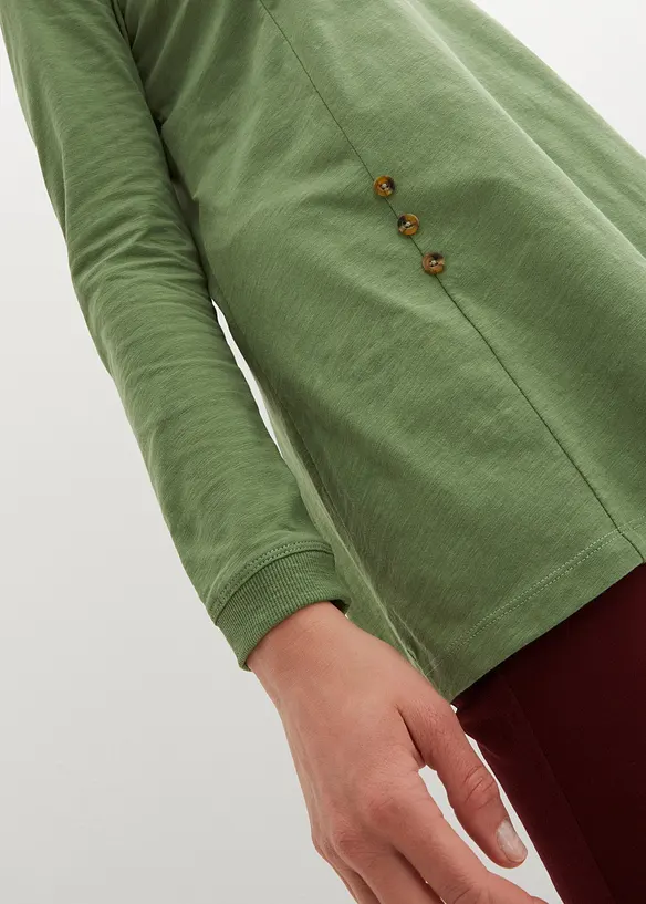 Longshirt aus reiner Baumwolle, bonprix