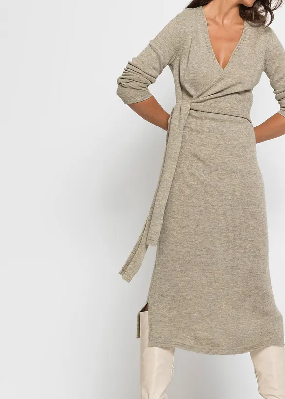 Midi-Strickkleid, bonprix
