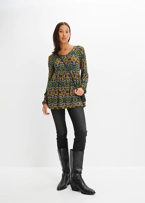 Blouse en jersey, bonprix
