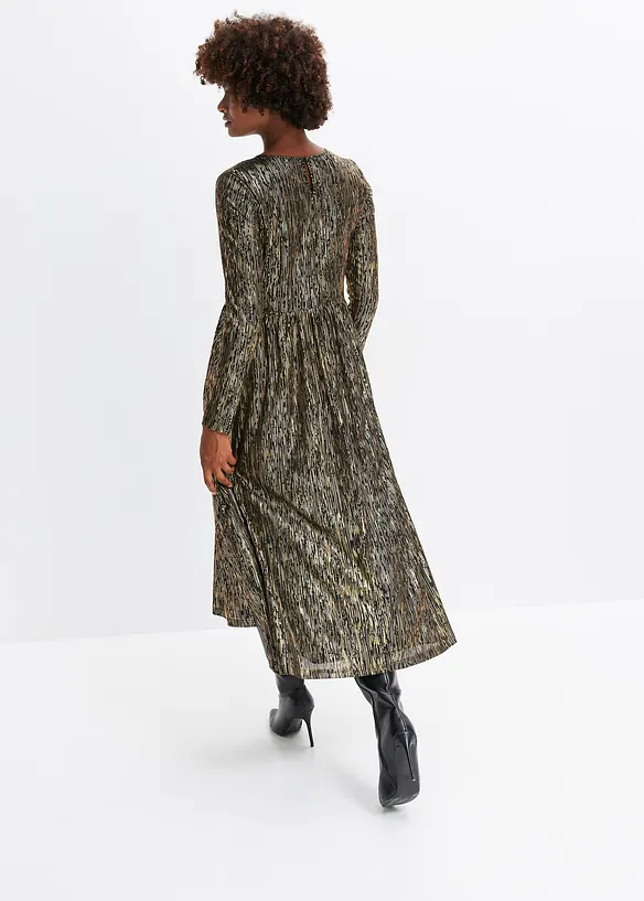 Robe en crêpe avec effet brillant, BODYFLIRT boutique