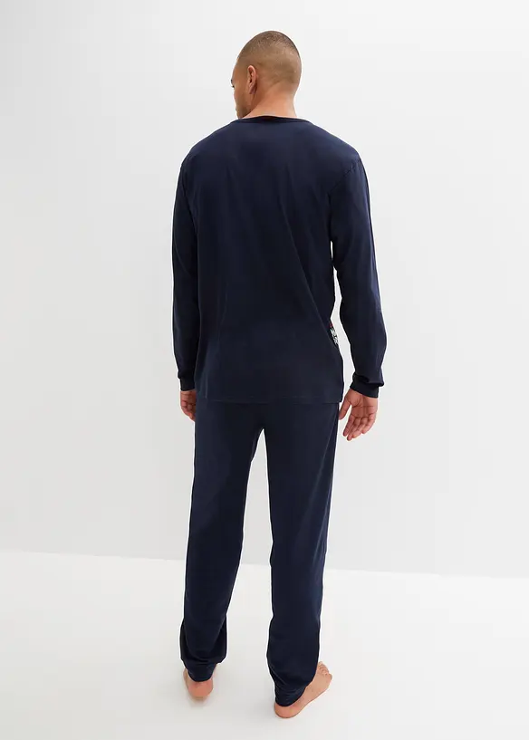 Pyjama 100% coton manches longues, bonprix