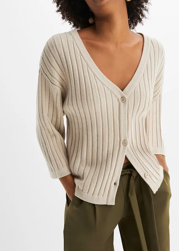 Strickjacke aus Viskose-Mix, bonprix