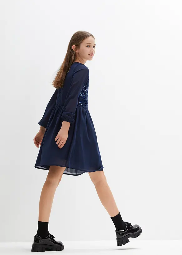 Robe en crêpe, bonprix