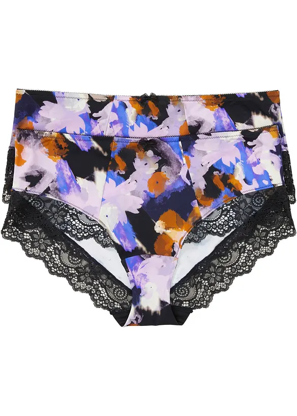 Lot de 2 shortys taille haute avec polyamide recyclé, bpc selection