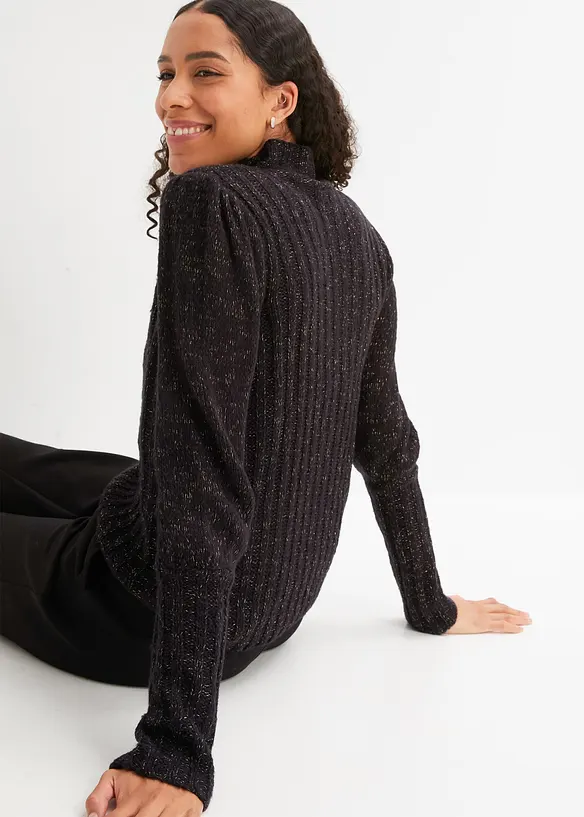 Pull avec fil brillant, bonprix