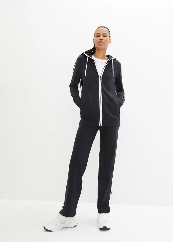 Survêtement en coton extensible (ens. 2 pces), bonprix