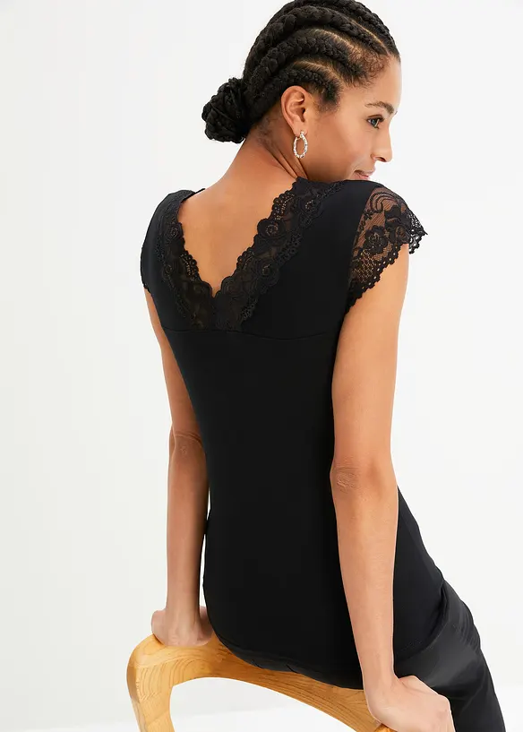 T-shirt en viscose mélangée, bonprix