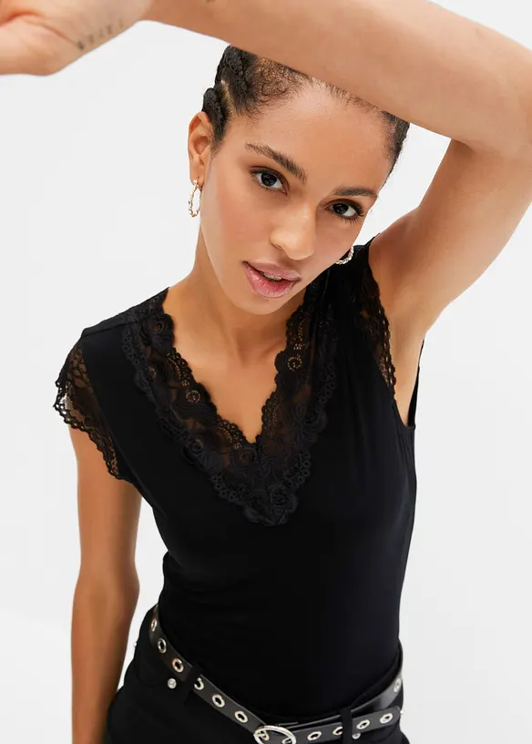 T-shirt en viscose mélangée, bonprix