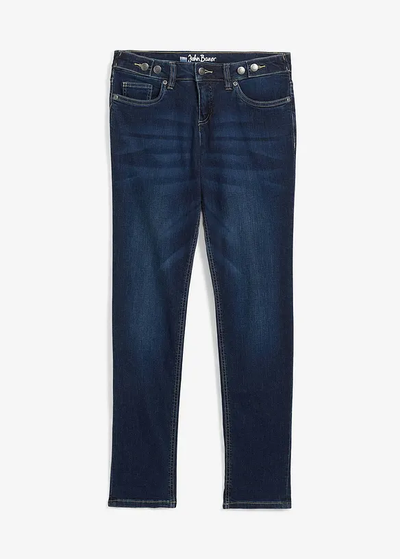 Jean Boyfriend taille mi-haute, extensible, bonprix