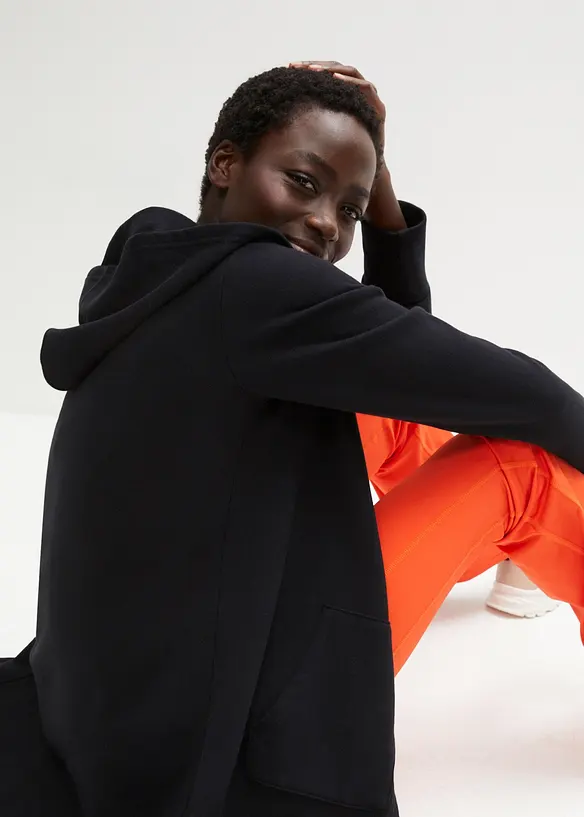 Long-Sweatjacke, bonprix