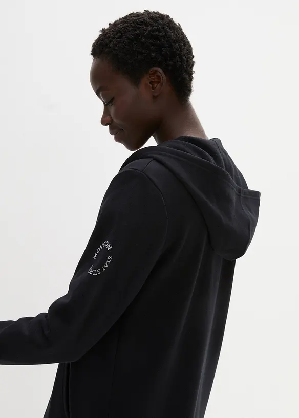 Long-Sweatjacke, bonprix