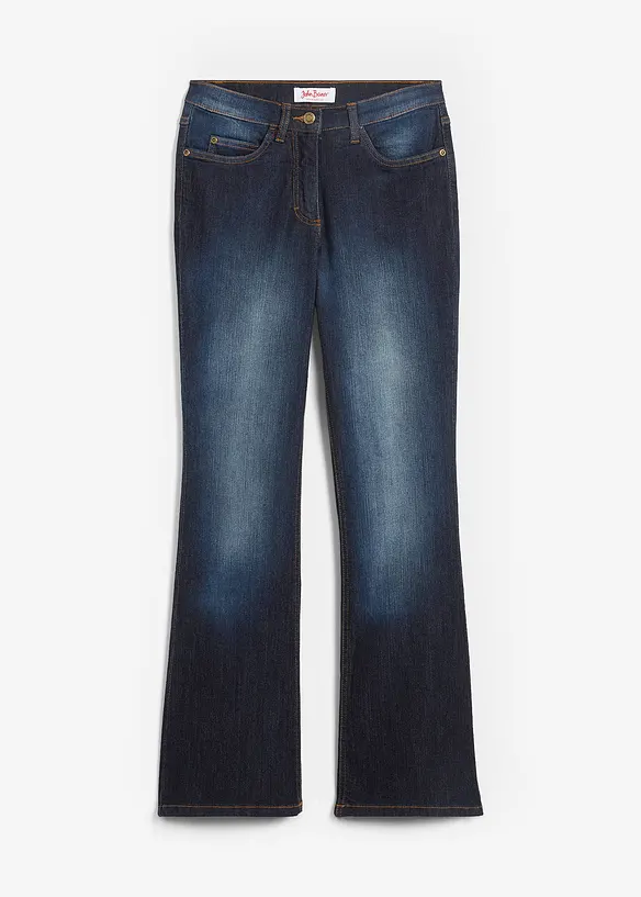 Jean Bootcut taille mi-haute, extensible, bonprix