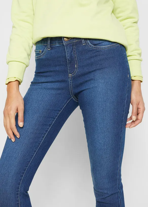 Jean skinny taille mi-haute, extensible, bonprix
