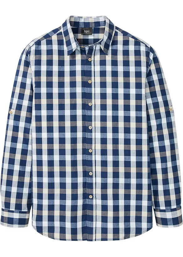 Chemise manches longues 100% coton, bonprix