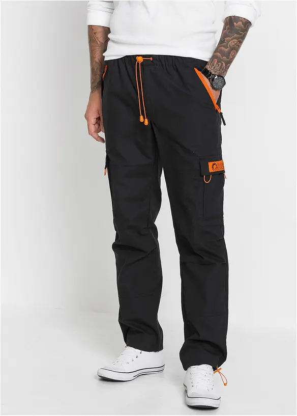 Relaxed Fit Schlupfhose, Straight, bonprix