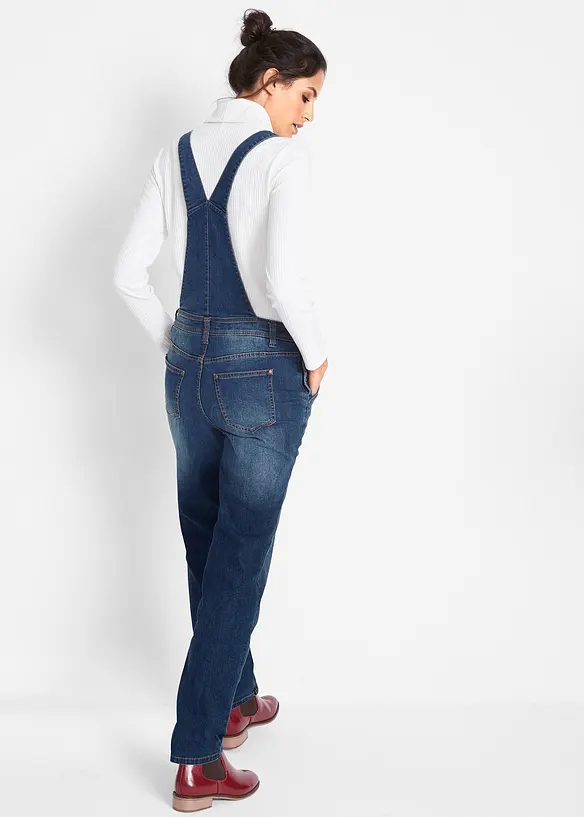 Salopette en jean Boyfriend, bonprix