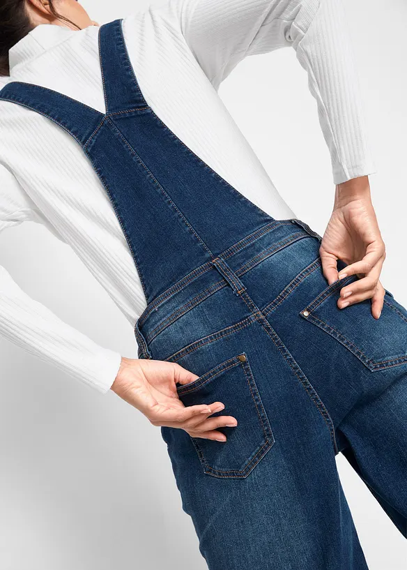 Salopette en jean Boyfriend, bonprix