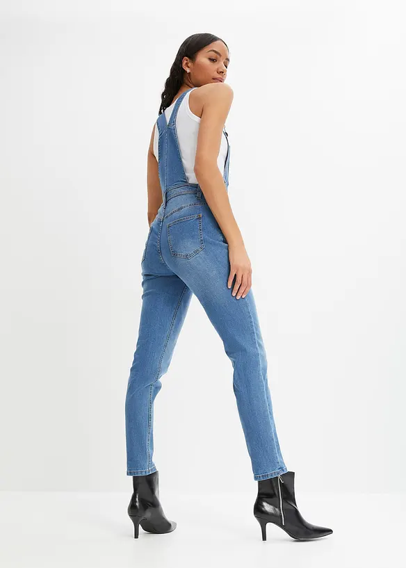 Jeans-Latzhose im Boyfriend Fit, bonprix